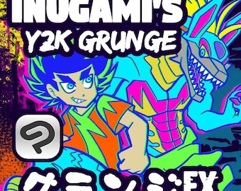 Y2K Grunge Vol. 1 - For Clip Studio Paint Digital Brush