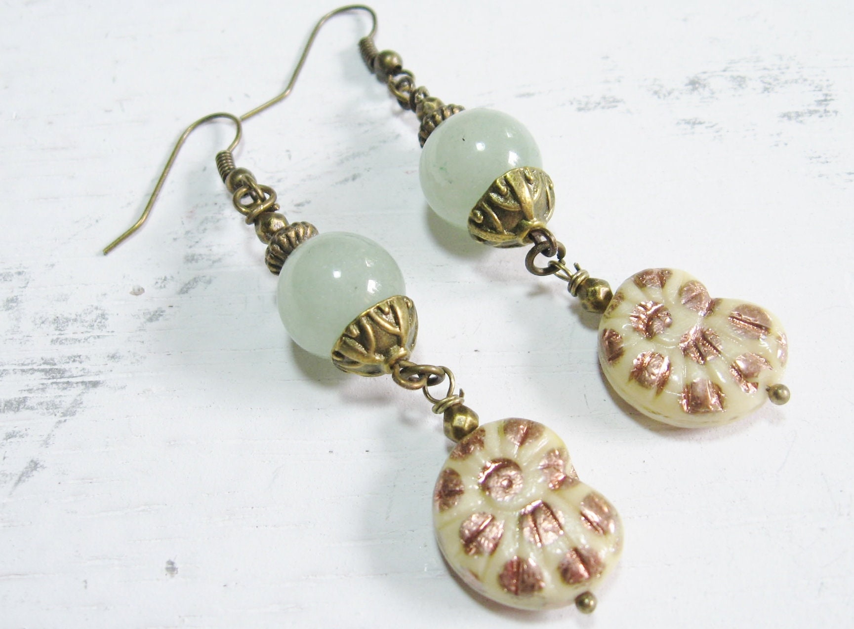 Aventurine Sephos Earrings