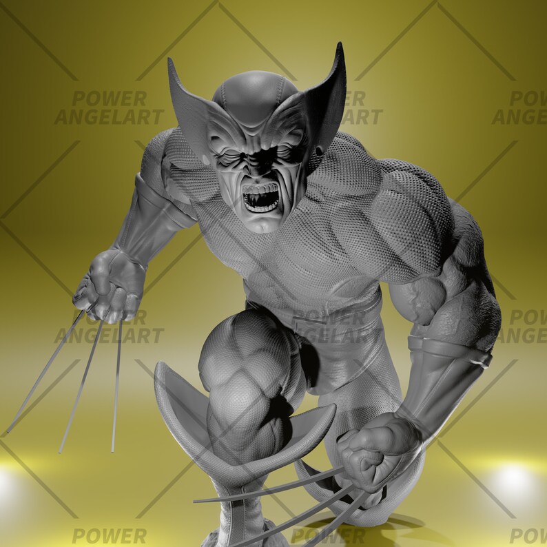 Wolverine 3D Print STL XMen Buy 1 Get 1 Free Free for Etsy