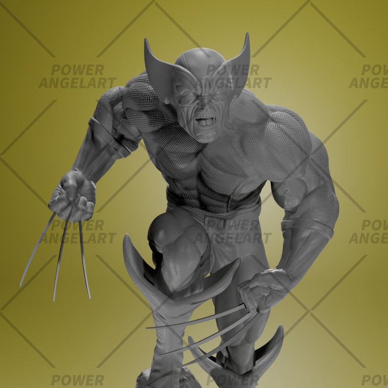 Wolverine 3D Print STL XMen Buy 1 Get 1 Free Free for Etsy