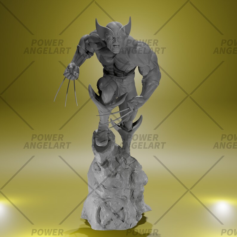 Wolverine 3D Print STL XMen Buy 1 Get 1 Free Free for Etsy