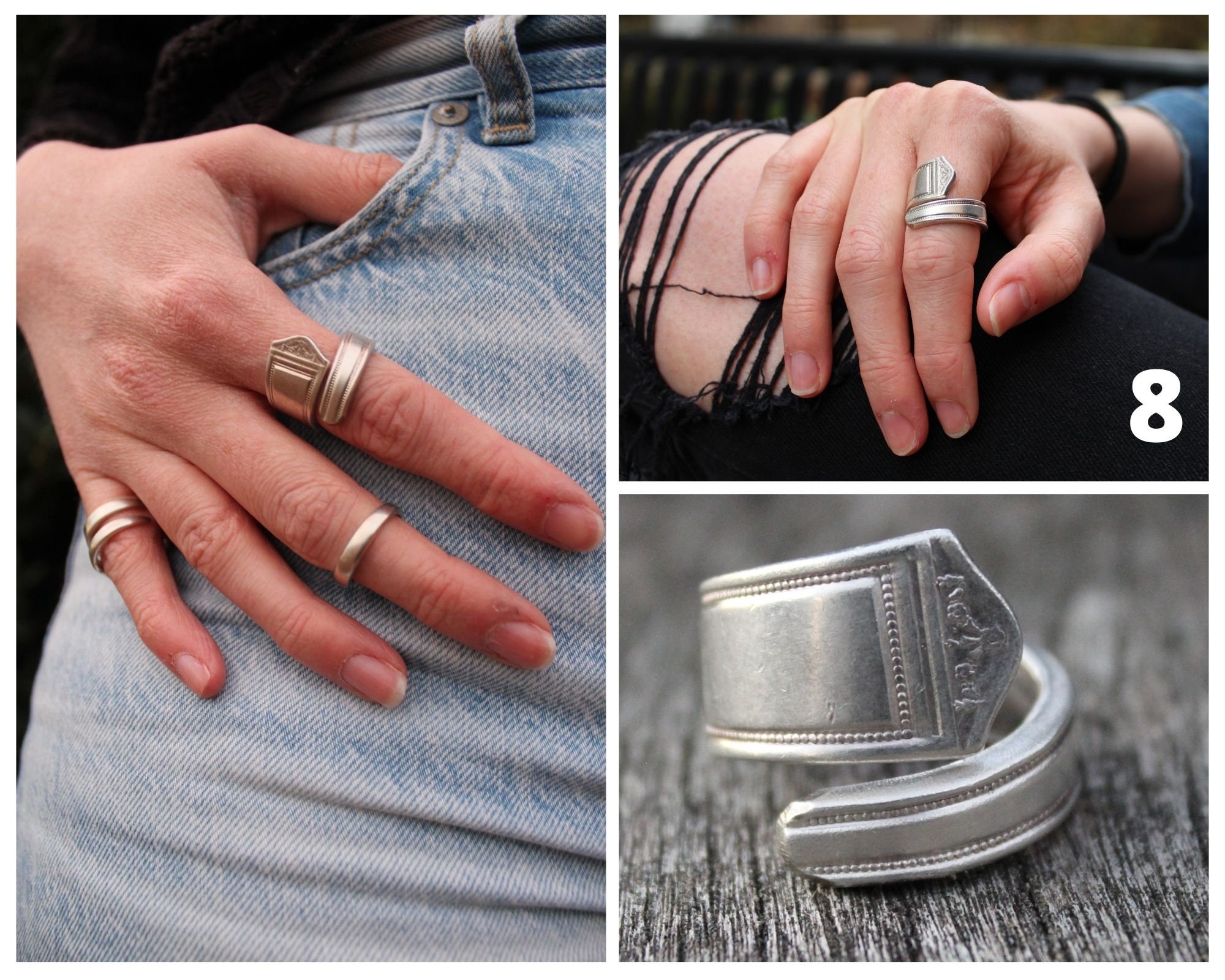 Custom Spoon Rings Etsy