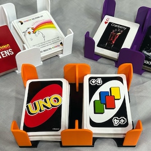 Draw and Discard Card Holders Flat V2 - 3D Printed