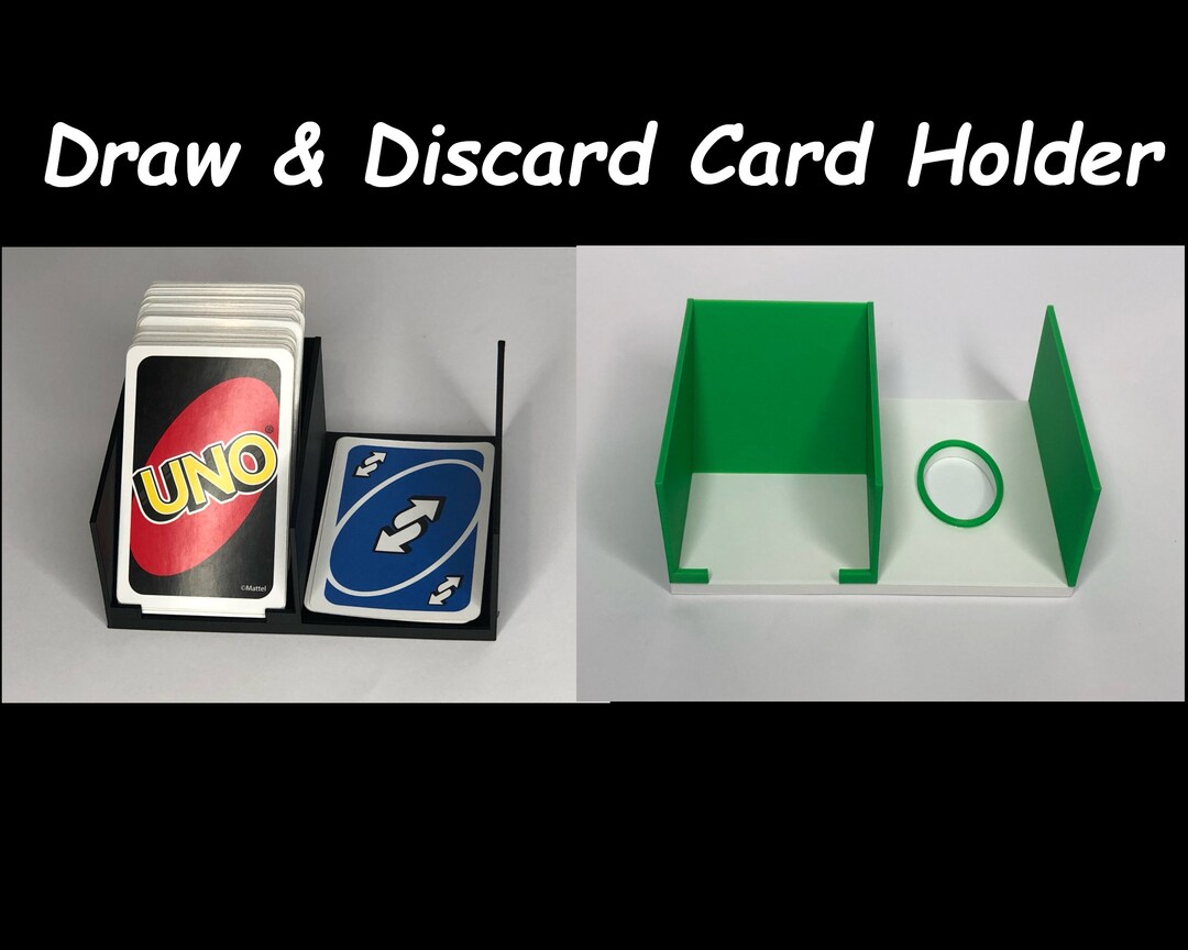 Draw and Discard Playing Card Holder – 3d4fun