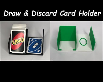 Draw and Discard Card Holder - 3D Printed