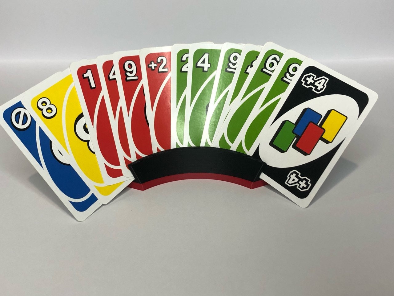 Playing Card Holder fits 13 cards 3D Printed | Etsy