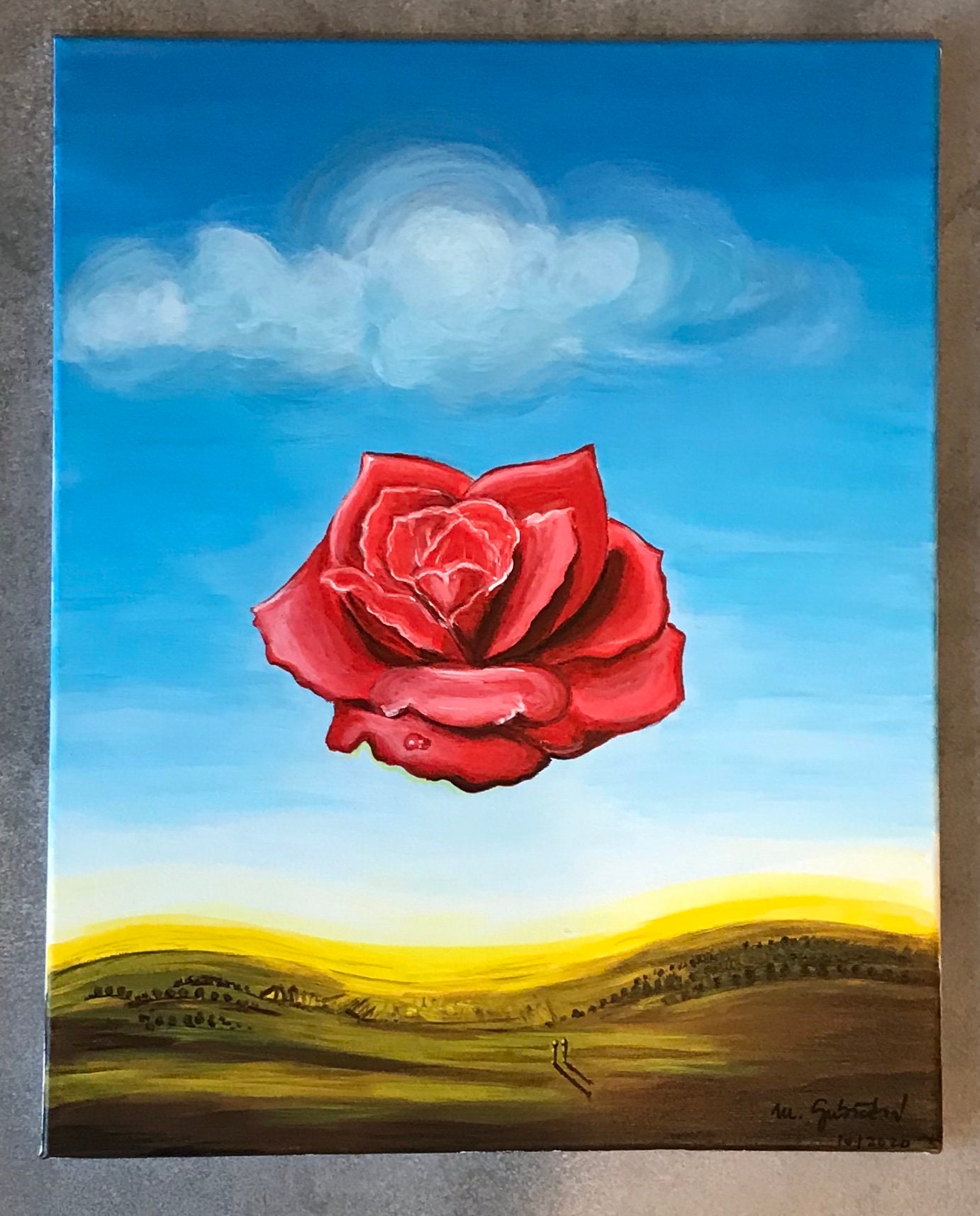 Дали роза фото Tram Fine Stesso meditative rose Limone vendita allasta Incredibile