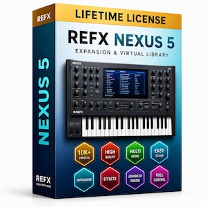 reFX Nexus 5 Factory Content Music Software | Lifetime Access - Instant Download