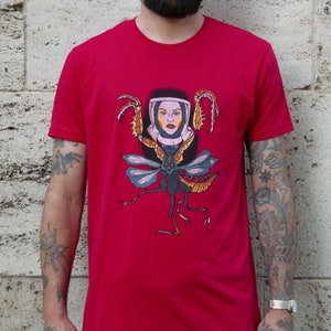 Worshipper, T-Shirt, 4 Color Screen Print, Unique, Graphic T-Shirt, Screenprint, Tattoostyle