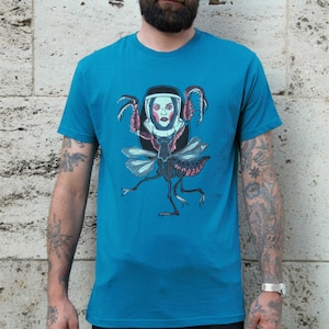 Worshipper, T-Shirt, Screen Printed, Unique, Graphic T-Shirt, Screenprint, Tattoo