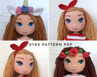 1 box 1040PCs 6-14mm DIY Safety Eyes & Nose Set #Doll Accessories #Amigurumi #DIY Stuffed Plush Toy Animal Craft #Crocheted Knitted Toys