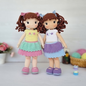Candy Crochet Doll Pattern, Amigurumi Doll Pattern, Amigurumi Tutorial, English Pattern Pdf, This pattern is video supported