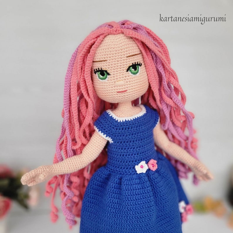 Crochet Doll Pattern for Eyes Amigurumi Doll Pattern for Etsy