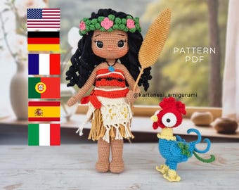 Amigurumi Princess Doll Crochet Pattern: PDF Tutorial