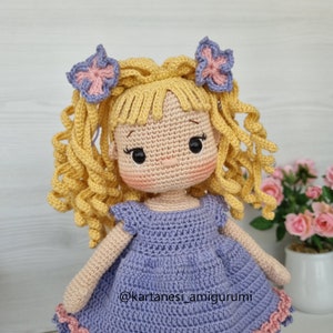 Modèle de poupée au crochet Nelly, Modèle de poupée Amigurumi, Tutoriel Amigurumi, English, Français, Português, Español, Pattern Pdf image 5