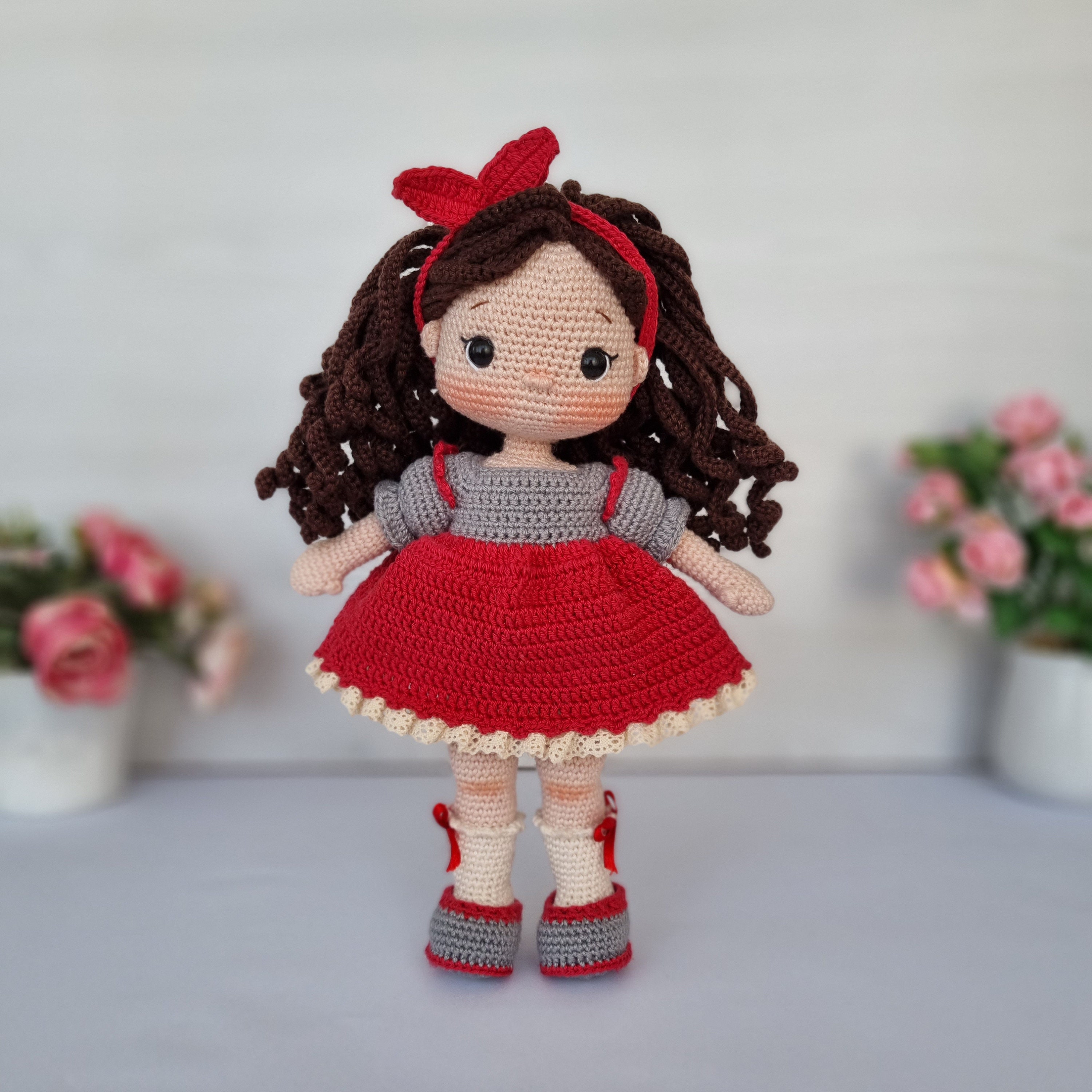Lily Crochet Doll Pattern, Amigurumi Doll Pattern, Amigurumi