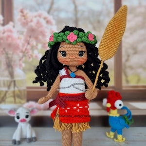 Crochet handmade amigurumi, digital PDF doll pattern