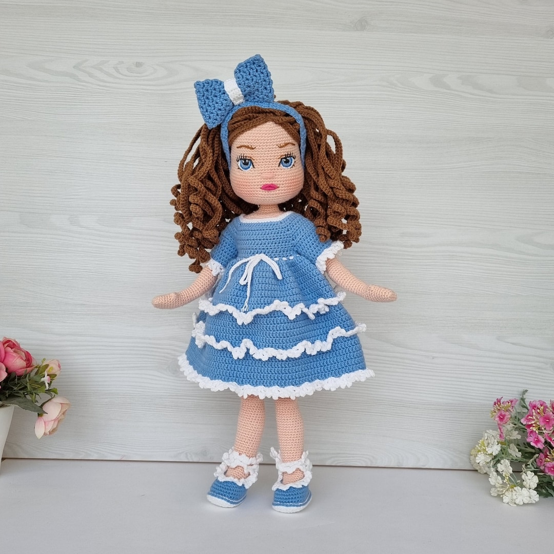 Crochet Doll Pattern, Amigurumi Doll Pattern, English Pdf, Amigurumi
