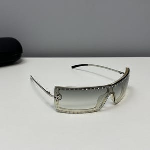 Chanel rimless sunglasses rhinestone - Etsy 日本