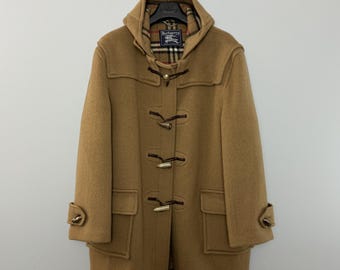 ジャケット・アウター Burberry Made in England Duffle Coat Ladies Burberry Brit Short Hooded Duffle Coat / Jacket Size