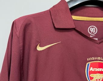 Vintage Nike Arsenal Highbury O2 Long Sleeve Football Shirt