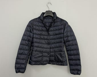Junior Moncler Lisette Giacca Down Jacket Puffer Dark Navy Size 12Y 152cm
