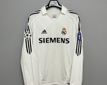 Adidas Real Madrid 2005 2006 Raul #7 voetbalshirt thuisshirt met lange mouw M