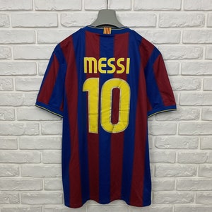 FC Barcelona 2009 2010 Nike Home #10 Messi Soccer Jersey Football Shirt Size XL Barca Leo Unicef Short Sleeve Champions Uefa Spain