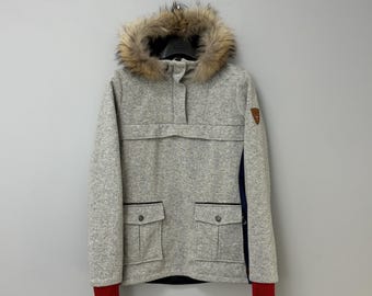 Women's Dale of Norway Fjellanorakk Wool Fjell Anorak Jacket Ski Outdoor Size M