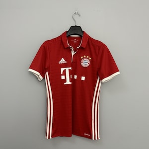 Men&#39;s Bayern Munich 2016 2017 Adidas Home Football Shirt Soccer Jersey Size S
