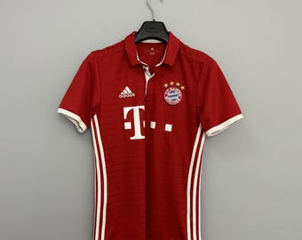 Men's Bayern Munich 2016 2017 Adidas Home Football Shirt Soccer Jersey Size S