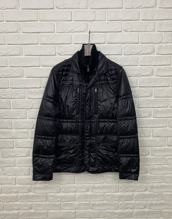 Men s Moncler Dubbo Down Jacket Puffer Size 4 Large Black Full Zip Italy Luxury Etsy Ireland