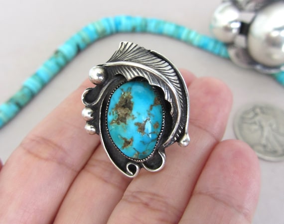 Birdseye Spiderweb Turquoise Native American Navajo Side Inlay Sterling Silver Bracelet Birdseye Spiderweb Turquoise Native American Navajo Side Inlay Sterling Silver Bracelet