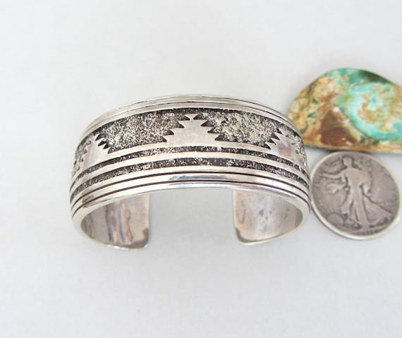 One Of The Most Complex Native American Navajo Geomtric Hand Carved Sterling Silver Bracelet One Of The Most Complex Native American Navajo Geomtric Hand Carved Sterling Silver Bracelet