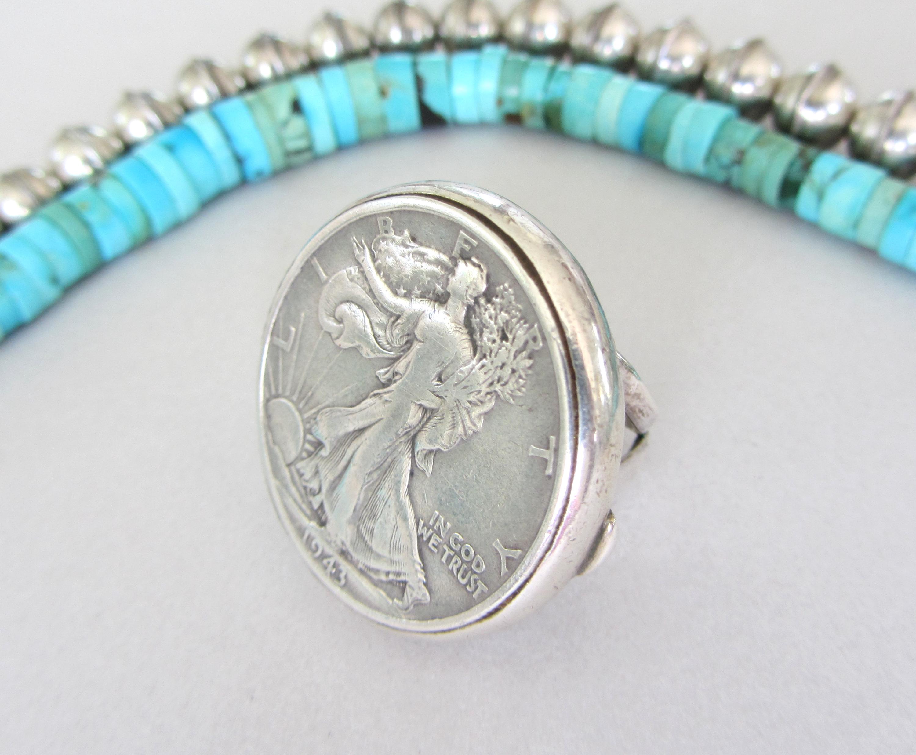 Ellen Cadman Vintage Native American Navajo Morenci Turquoise Sterling Silver Bracelet Ellen Cadman Vintage Native American Navajo Morenci Turquoise Sterling Silver Bracelet