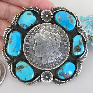 Rare Vintage Navajo Native American Jewelry Silver Dime And Morgan Dollar Concho Belt Rare Vintage Navajo Native American Jewelry Silver Dime And Morgan Dollar Concho Belt