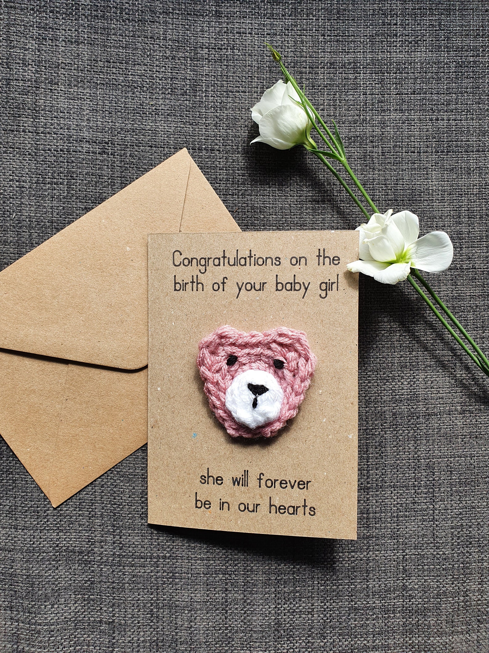 Baby Loss/New Baby Girl Sympathy Card Etsy