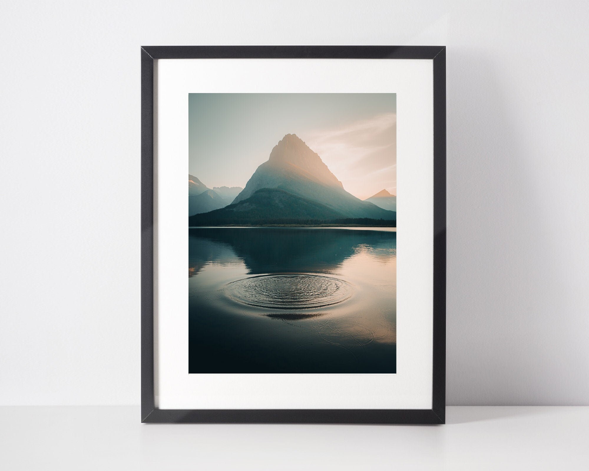 Glacier National Park, Photo d'art, Impression de Qualité, Décoration Murale L'amérique Sauvage, Mon