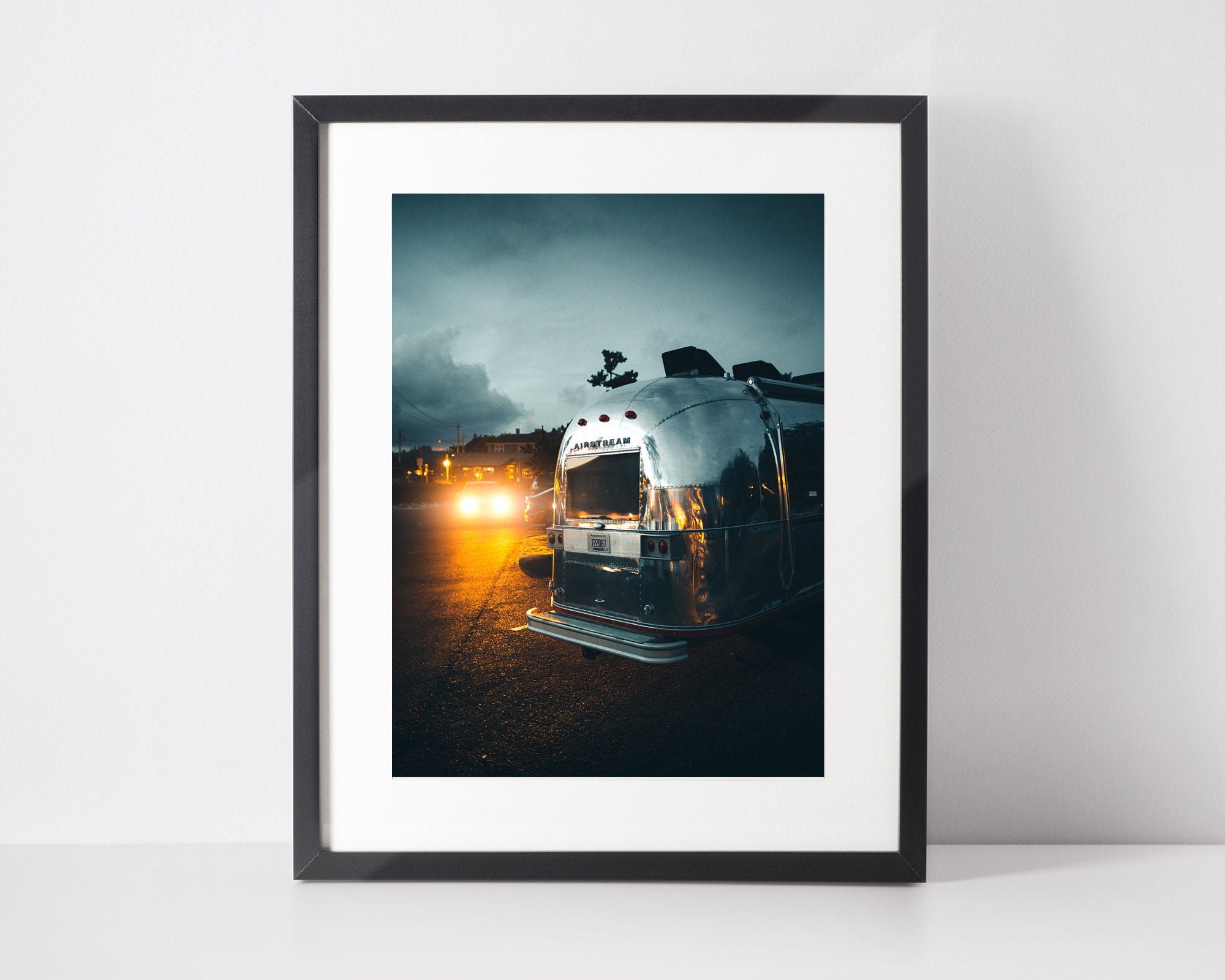 Usa Vintage Tirage d'art, Photographie d'art Airstream, Poster de Californie Aux Couleurs Vives, Pho