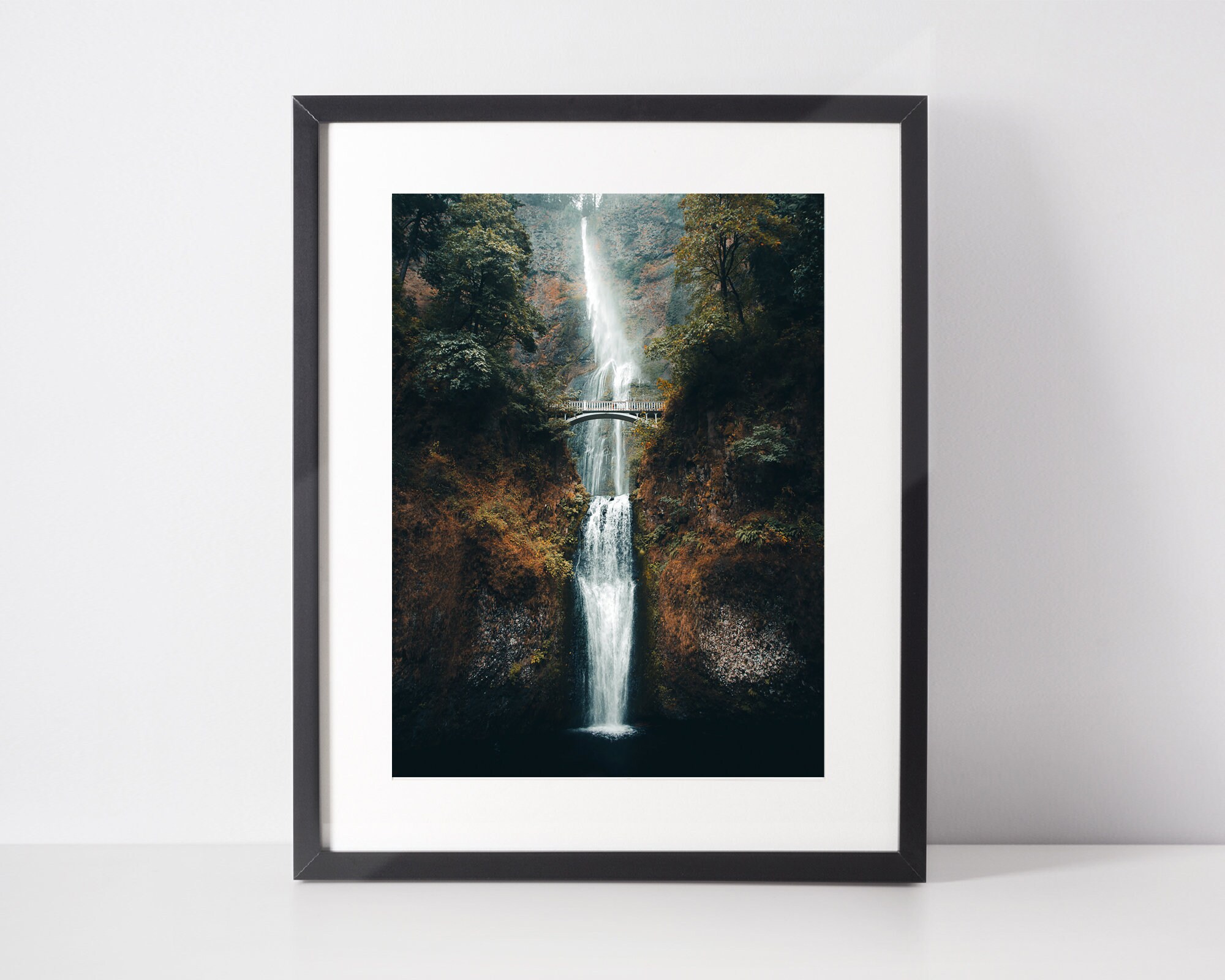 Cascade en Oregon, Photo d'art, Photography de Paysage, Décoration Murale Nature, Paysage et Forêt,