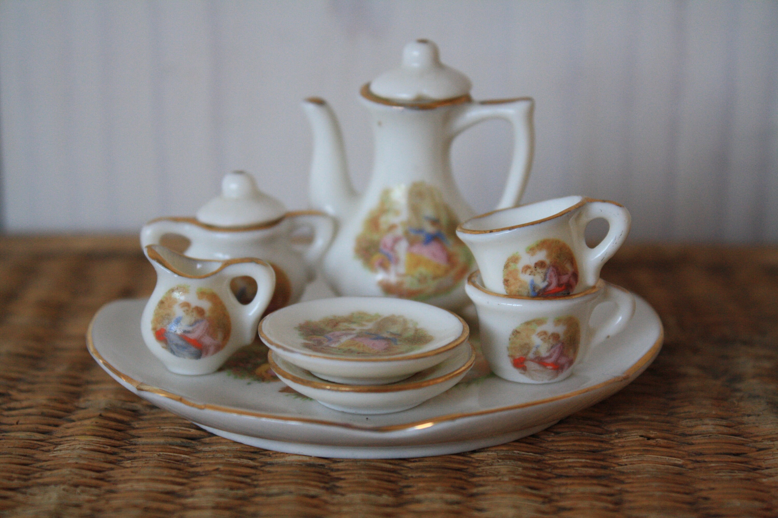 Miniature Tea Set - Etsy Australia