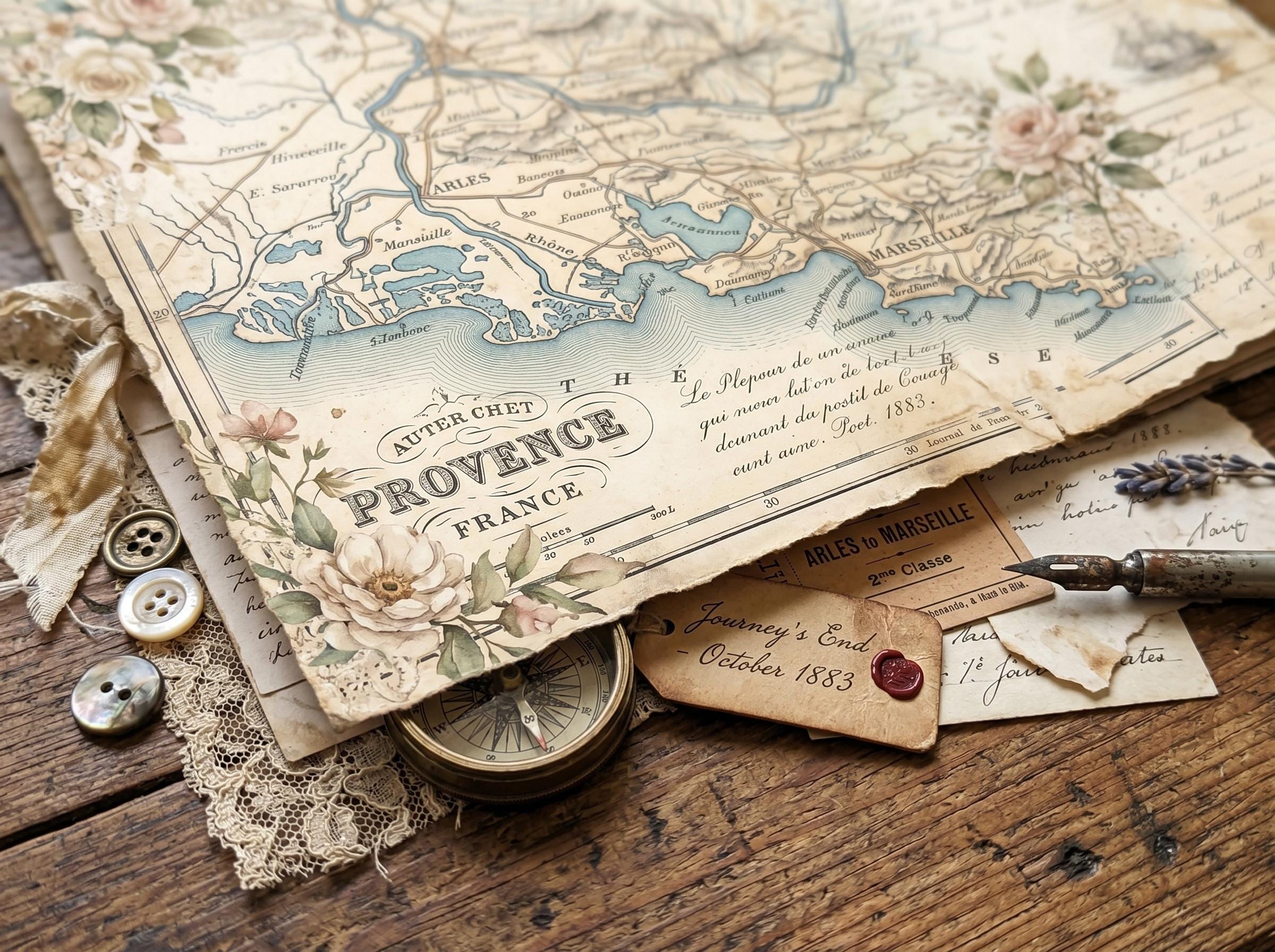 Vintage World Map Digital Paper | Antique Nautical Scrapbooking | Old ...