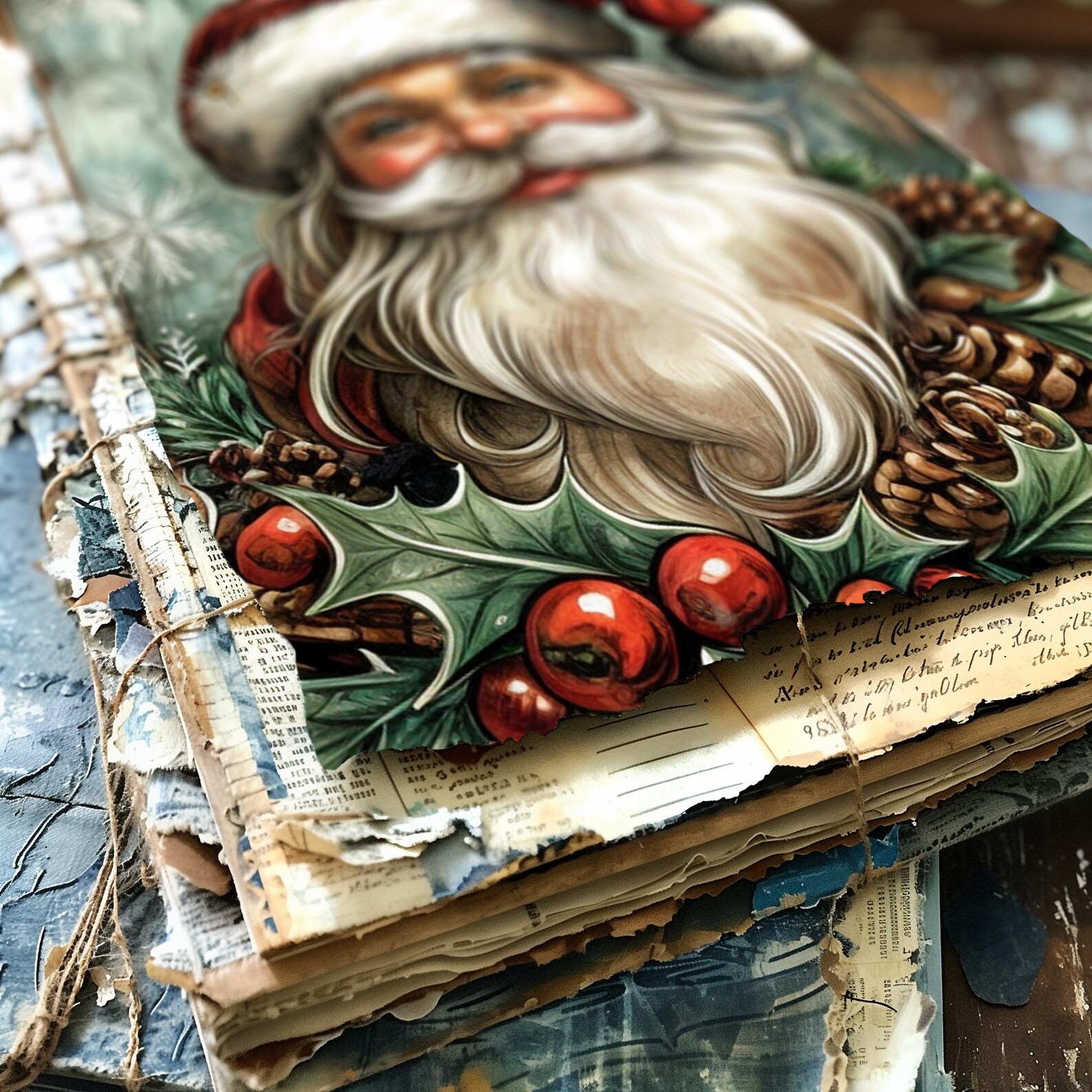 Vintage Christmas Junk Journal Printable Pages, Junk Journal Kit ...
