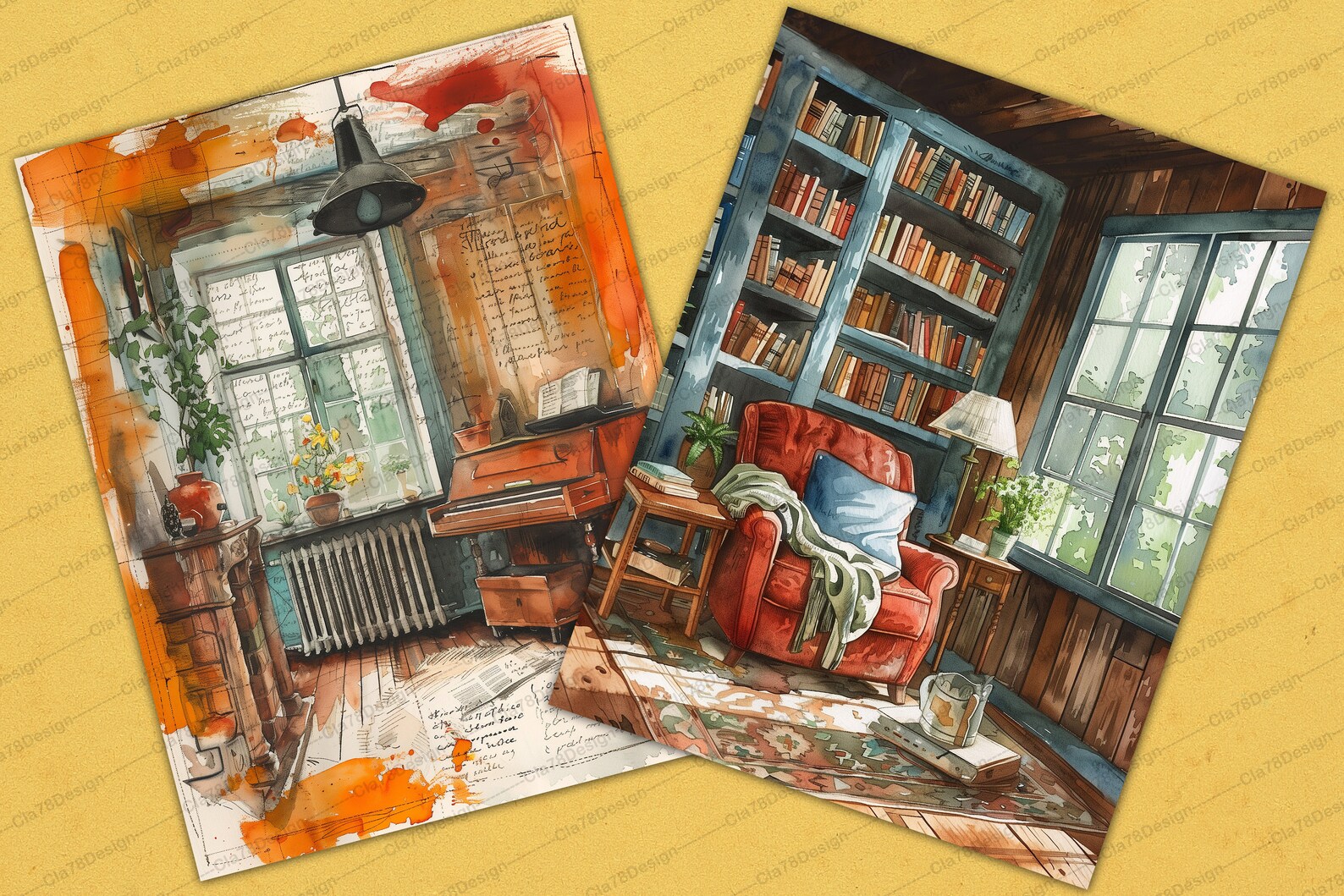 20 Cozy Cottage Junk Journal Printable Pages, Junk Journal Kit ...