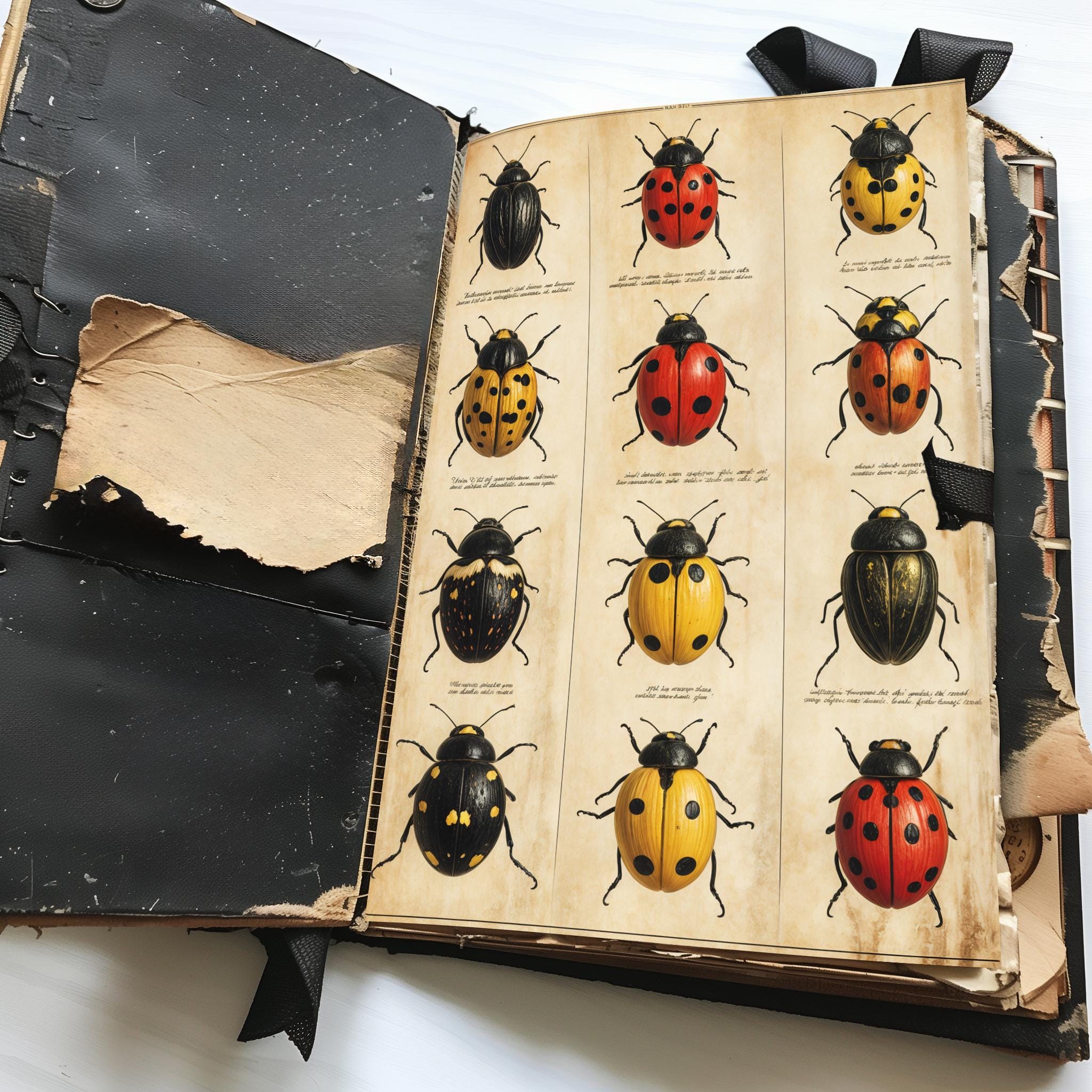 Victorian Insectarium, Junk Journal Printable Pages, Scrapbook ...