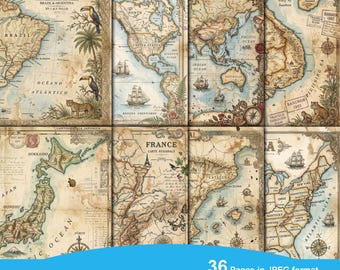 William Blaeu Gold Foil Reproduction of His 1605 Map of the World