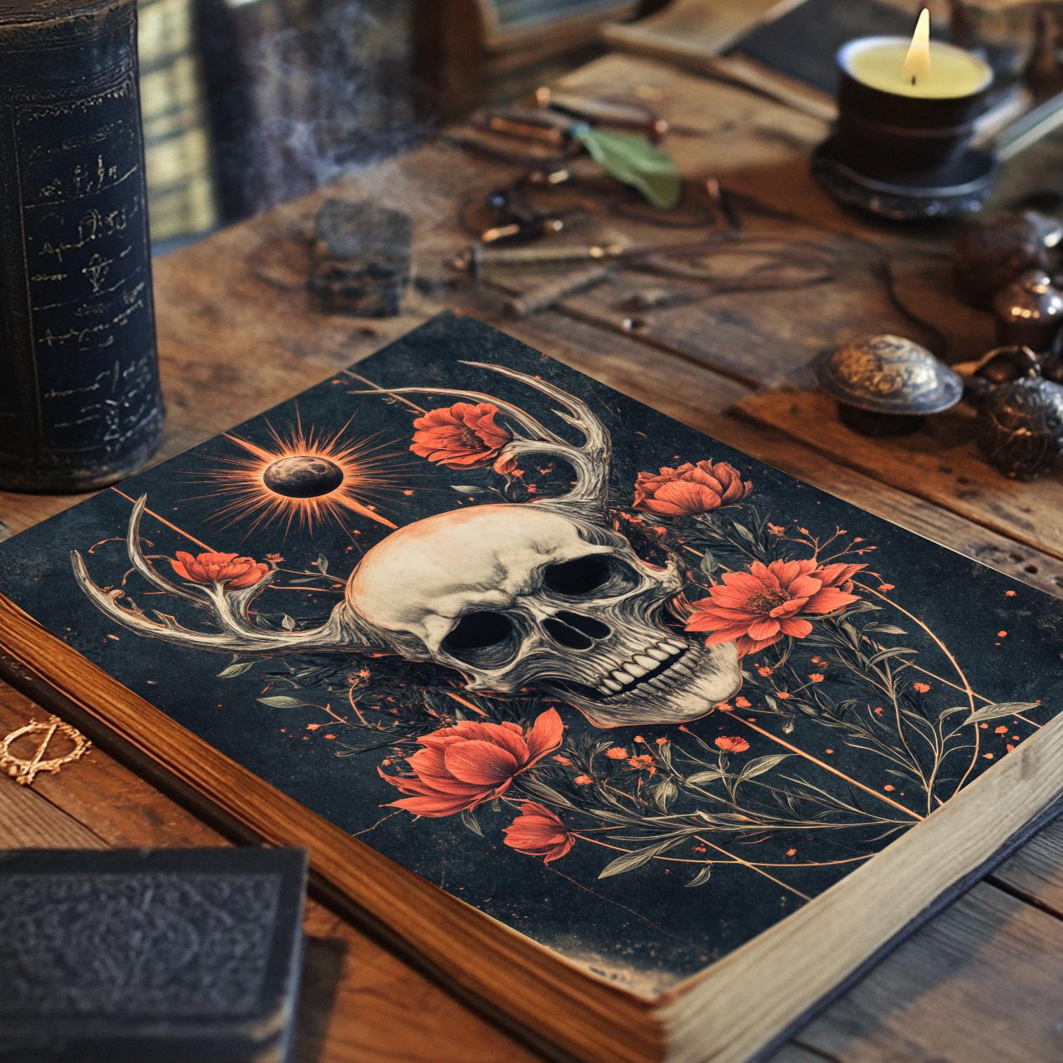 Vintage Mystic Occult Bundle Junk Journal Printable Pages, Scrapbook ...