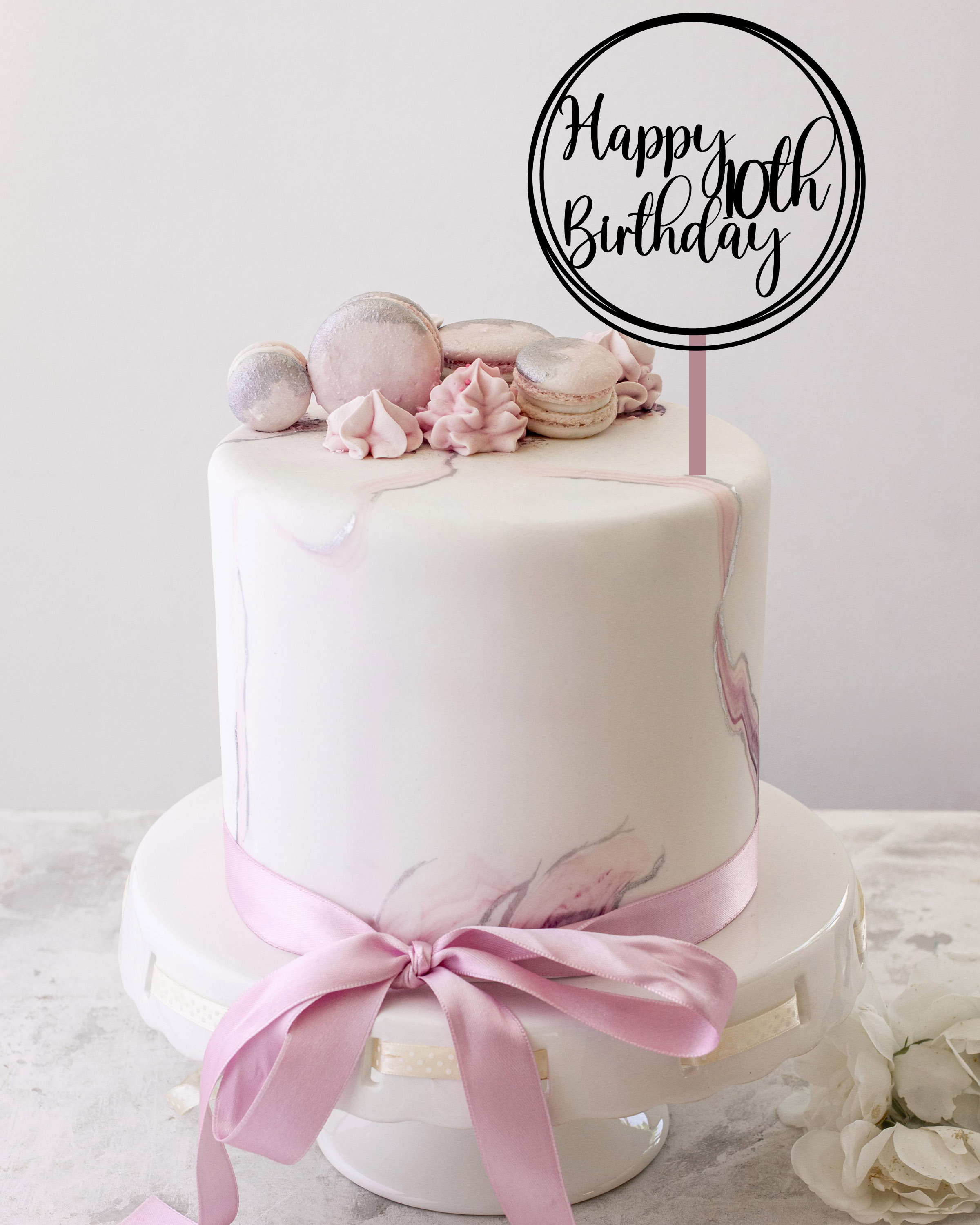 Happy Cakesハーフボンネット　シロ Biscoff Eggless Cake - Whyzee