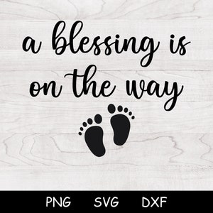 Een zegen is onderweg SVG, zwangerschap onthullen SVG, roze of blauw We houden van je SVG, zwangerschap SVG, roze of blauwe SVG, geslacht onthullen, Oh Baby SVG.