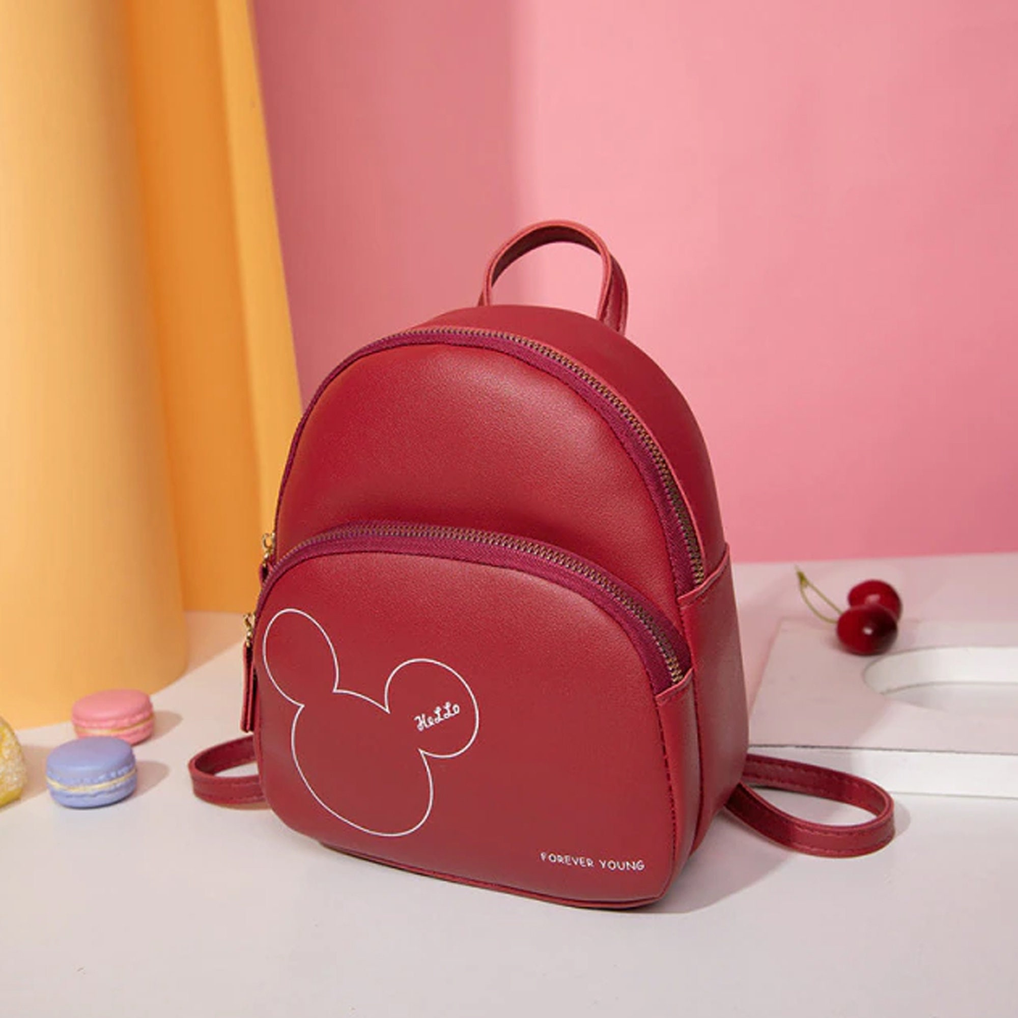 Disney Mickey Mouse Backpack Mickey Mouse HandBag Cartoon | Etsy